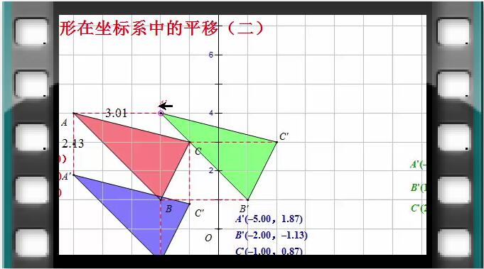 例21  图形在坐标系中的平移（二）